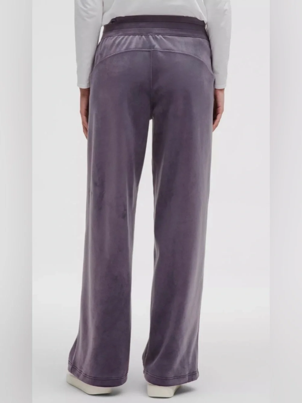 Lululemon Scuba Mid-Rise Wide-Leg Pant *Velvet